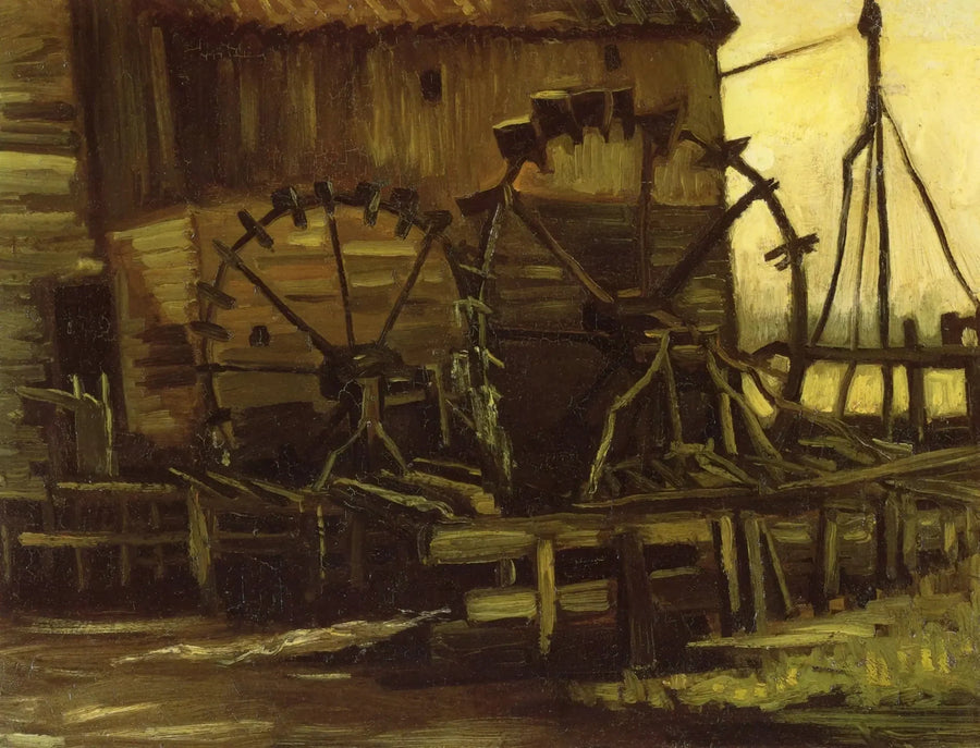 Vandmølle i Gennep - Vincent van Gogh