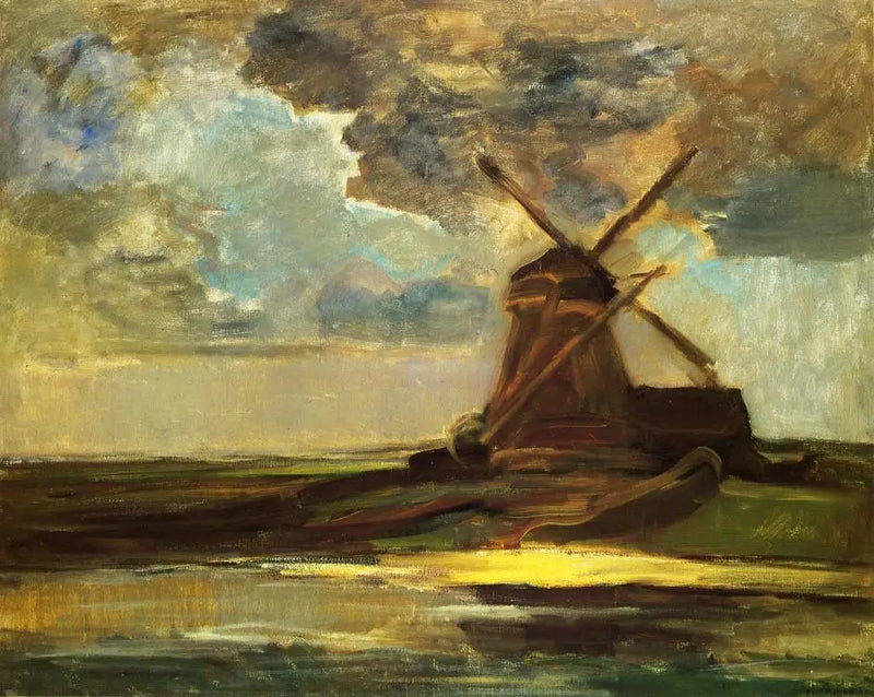 Vindmølle ved Gein - Piet Mondrian