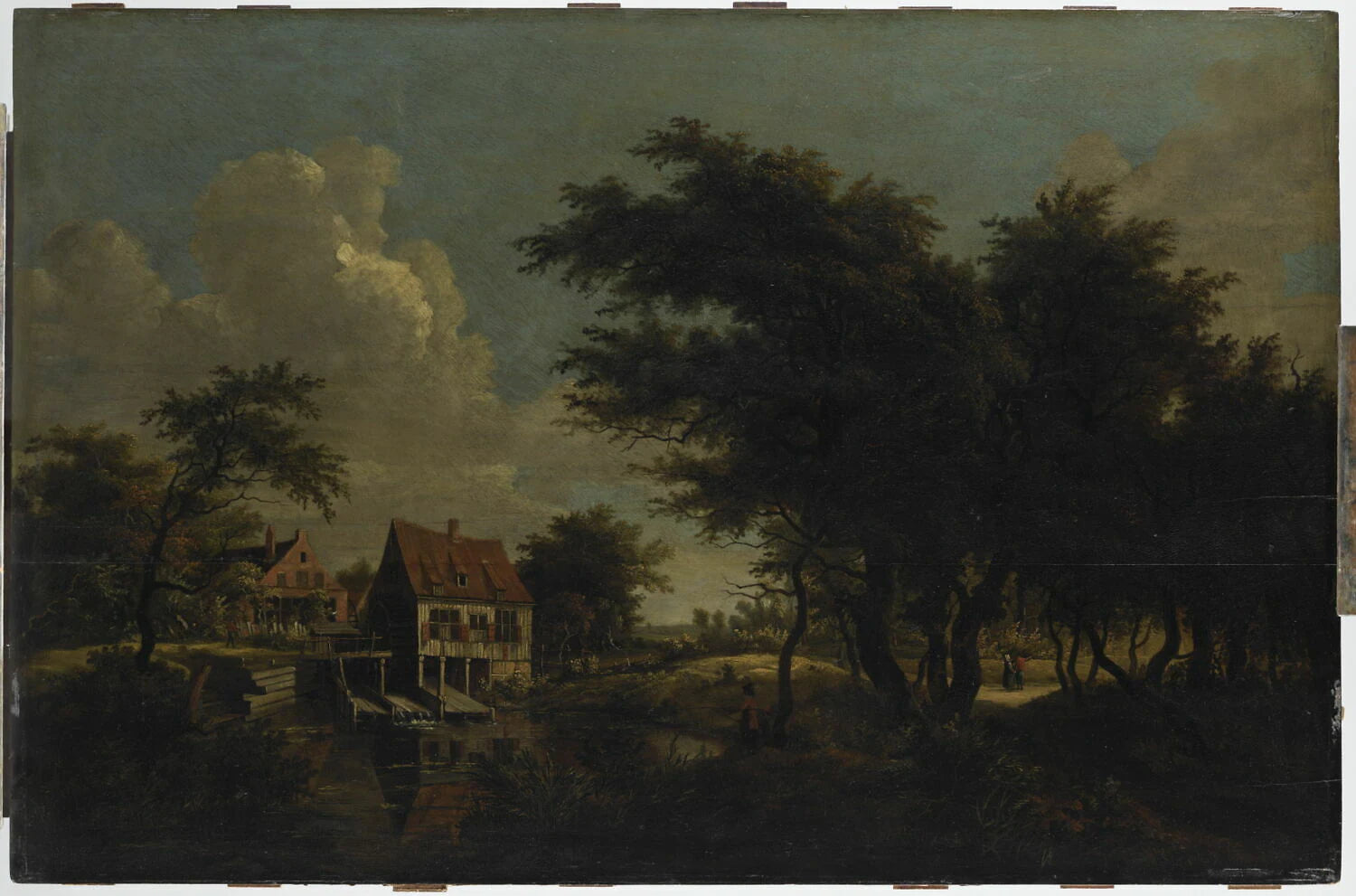 Le Moulin à eau - Meindert Hobbema