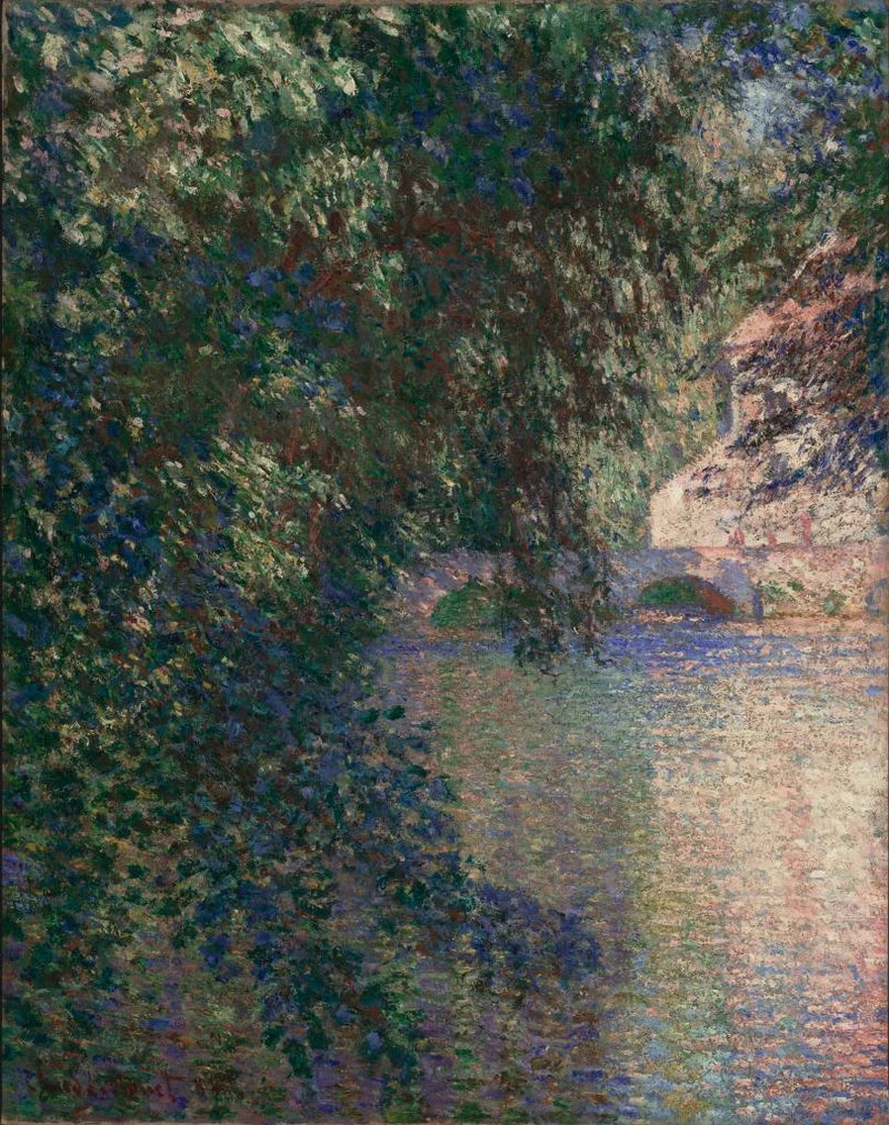 Limetz Mill W1210 - Claude Monet