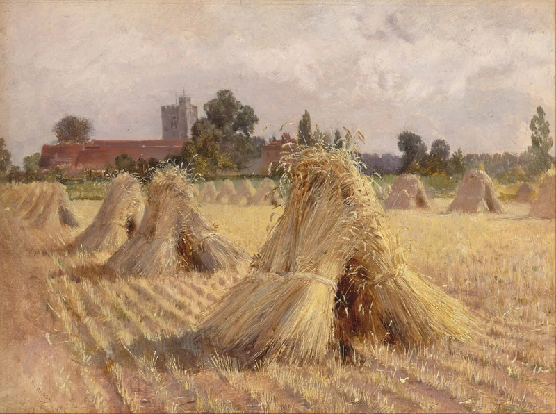 Majsestakke nær Bray kirke - Heywood Hardy