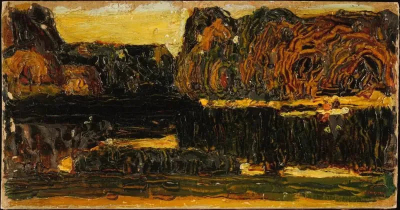 München, engelsk have (Sø og Kano) - Vassily Kandinsky