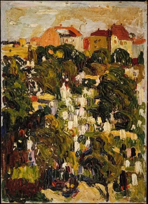 München, den nordlige kirkegård - Vassily Kandinsky