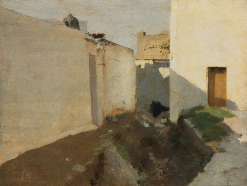 Hvide vægge i solen, Marokko - John Singer Sargent