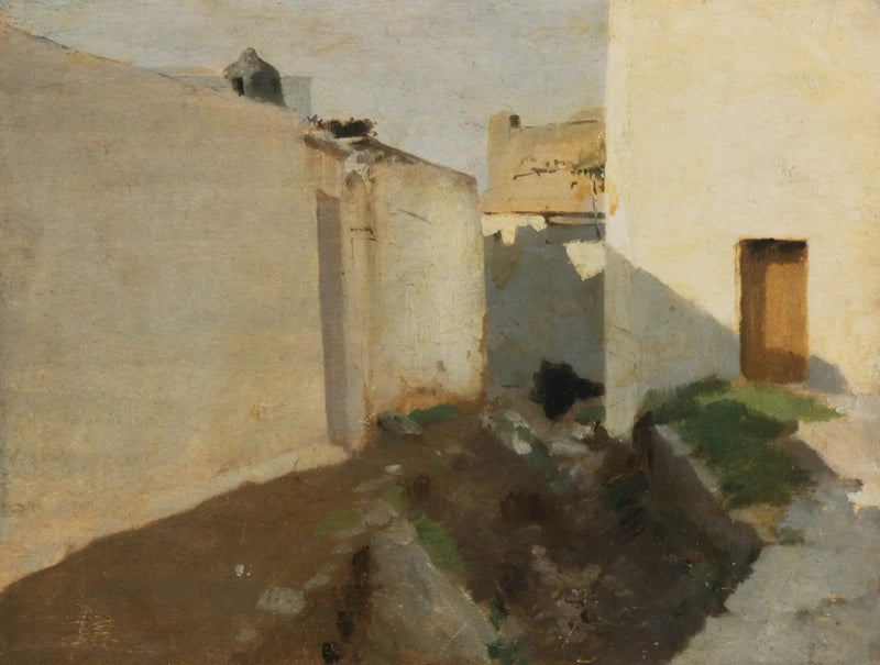 Hvide vægge i solen, Marokko - John Singer Sargent