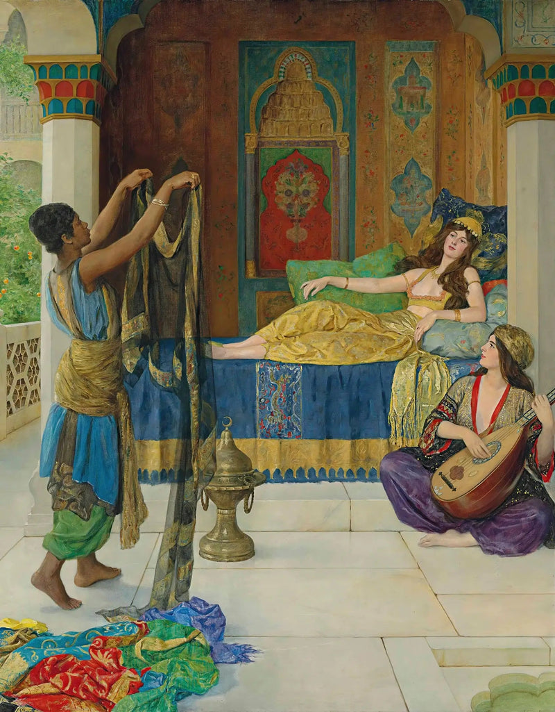 Myrrhe, Aloès og Cassia - John Collier