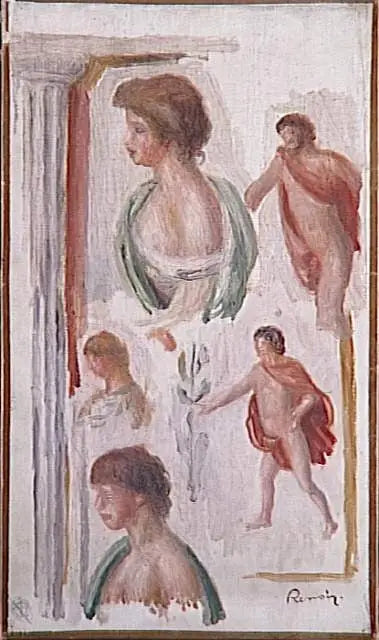Mytologi, karakterer fra antik tragedie - Pierre-Auguste Renoir