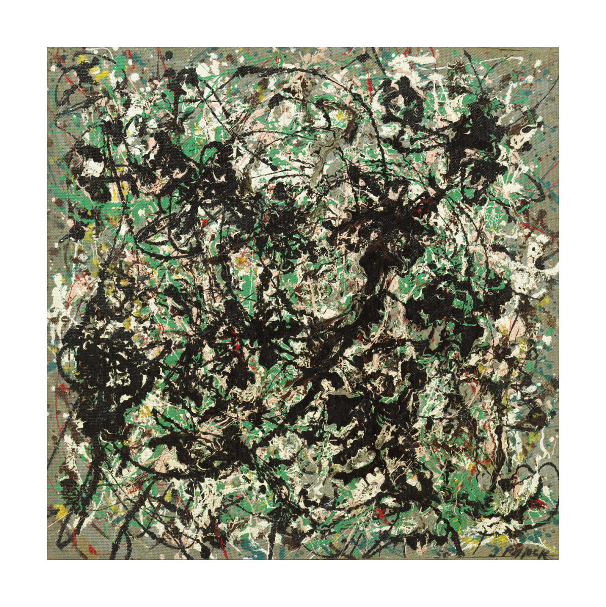 N° 15 - Jackson Pollock image 1 copie peinte à la main à l’huile