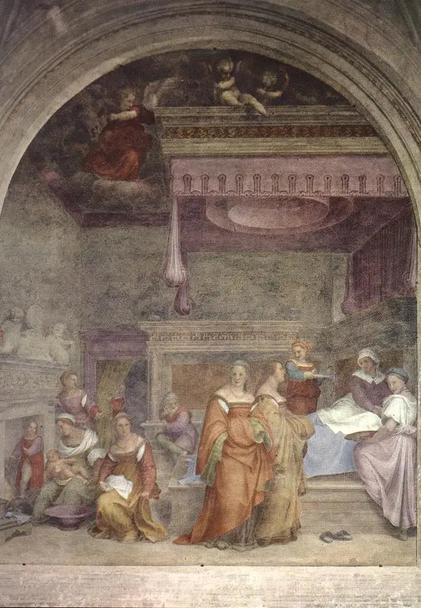 Jomfru Marias Fødsel - Andrea del Sarto