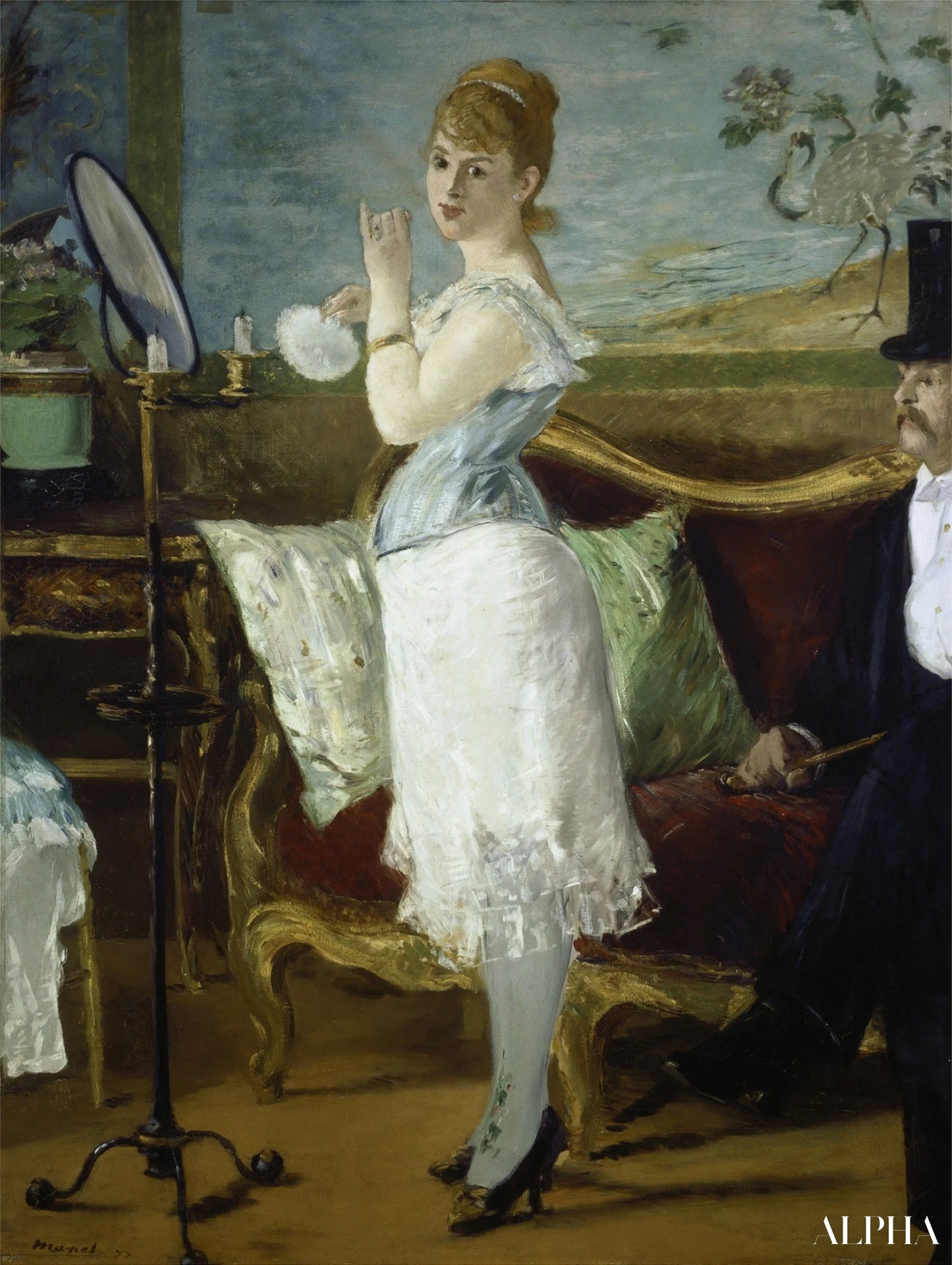Nana - Edouard Manet - Reproduktioner af malerier og højkvalitets malerier