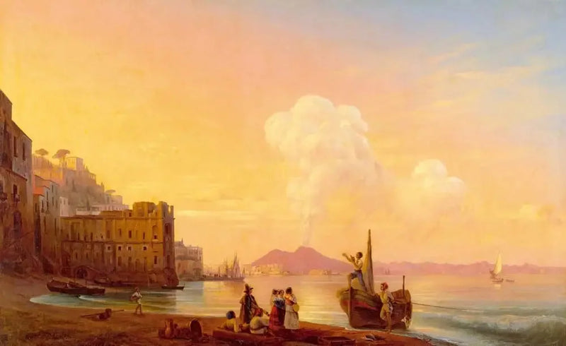 Napoli med en digter blandt fiskerne - Ivan Aïvazovski