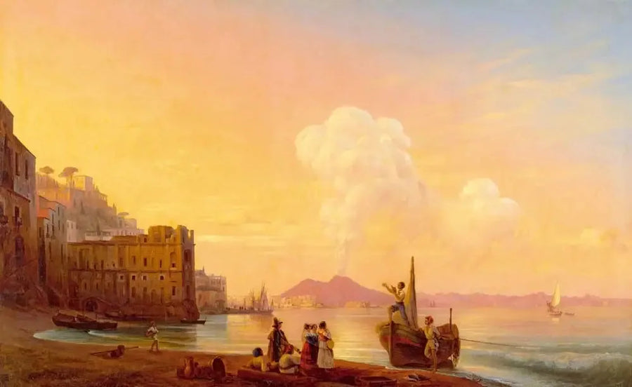Napoli med en digter blandt fiskerne - Ivan Aïvazovski