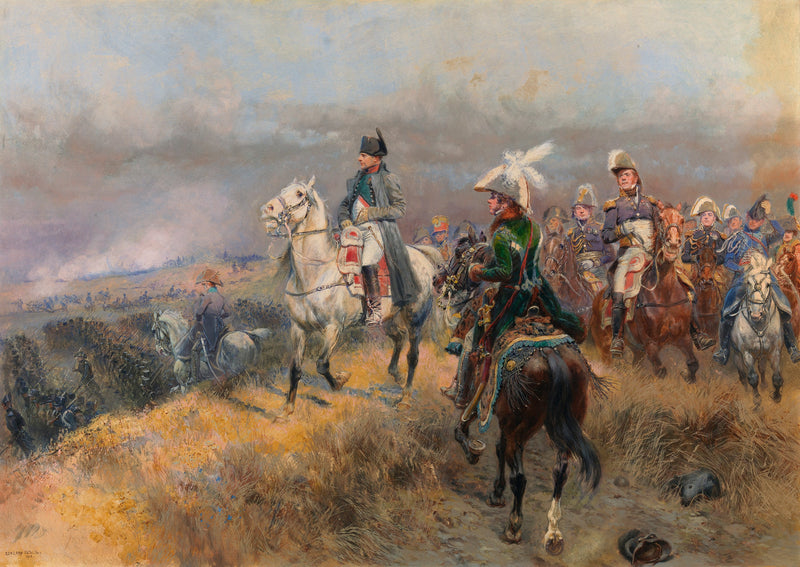Napoléon og tropperne - Édouard Detaille