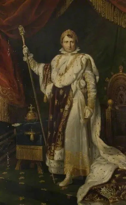 Napoléon Ier (1769-1821), fransk kejser (1804-1815), i sin krone-udstyr - François Gérard