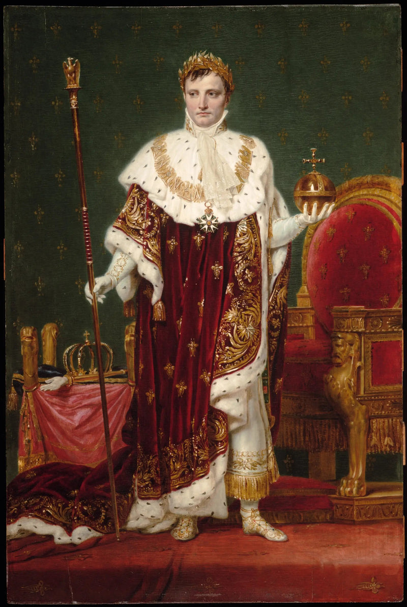 Napoleon I i kejserlige klæder - Jacques-Louis David