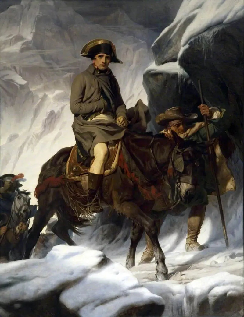 Napoléon krydser Alperne - Paul Delaroche