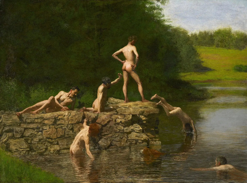 Svømning - Thomas Eakins