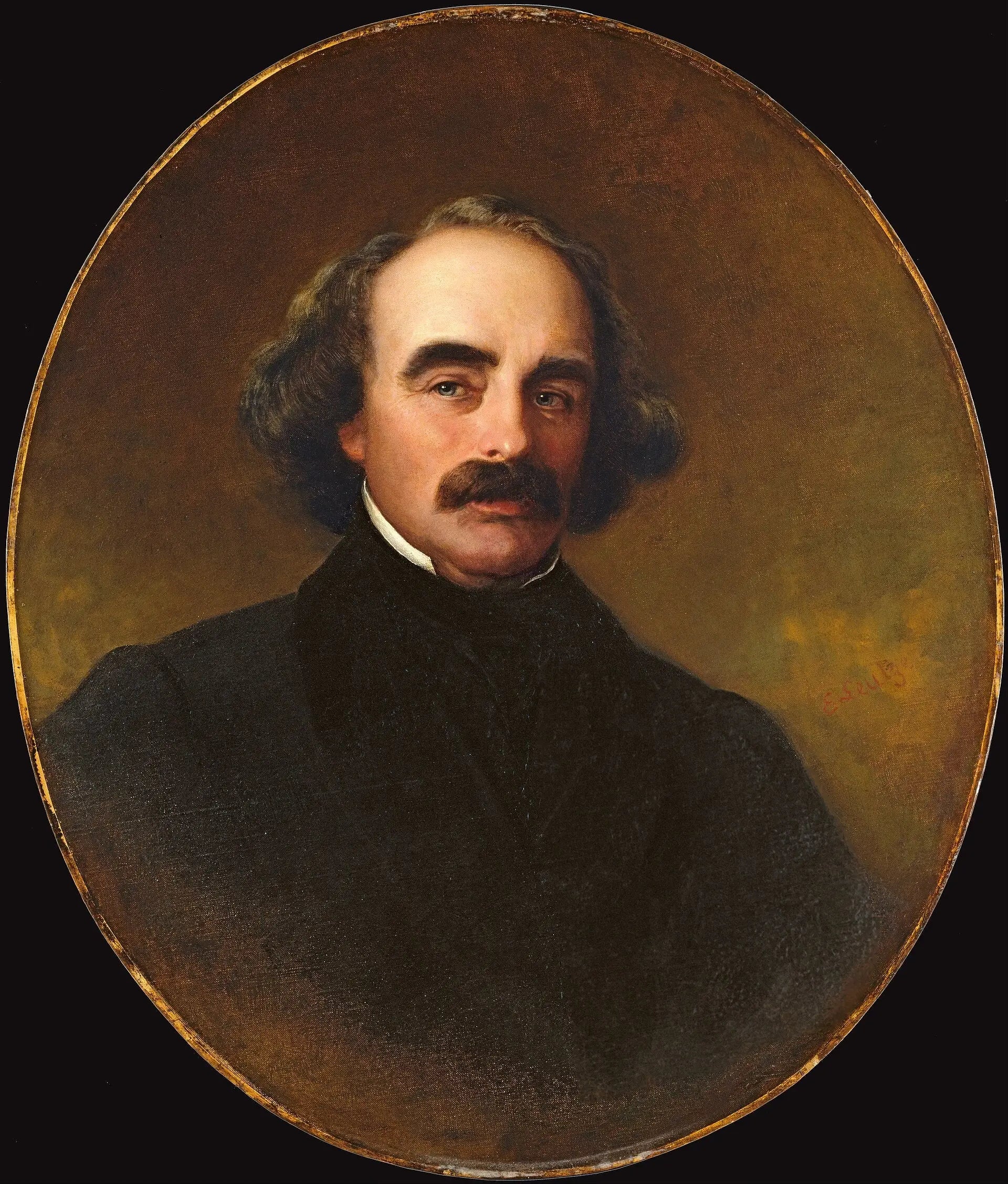 Nathaniel Hawthorne - Emanuel Leutze image 1 copie de tableau peinte à la main