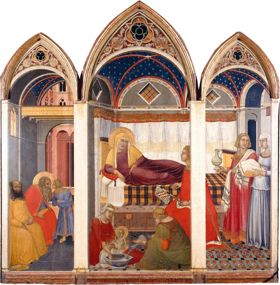 Jomfru Marias Fødsel - Pietro Lorenzetti