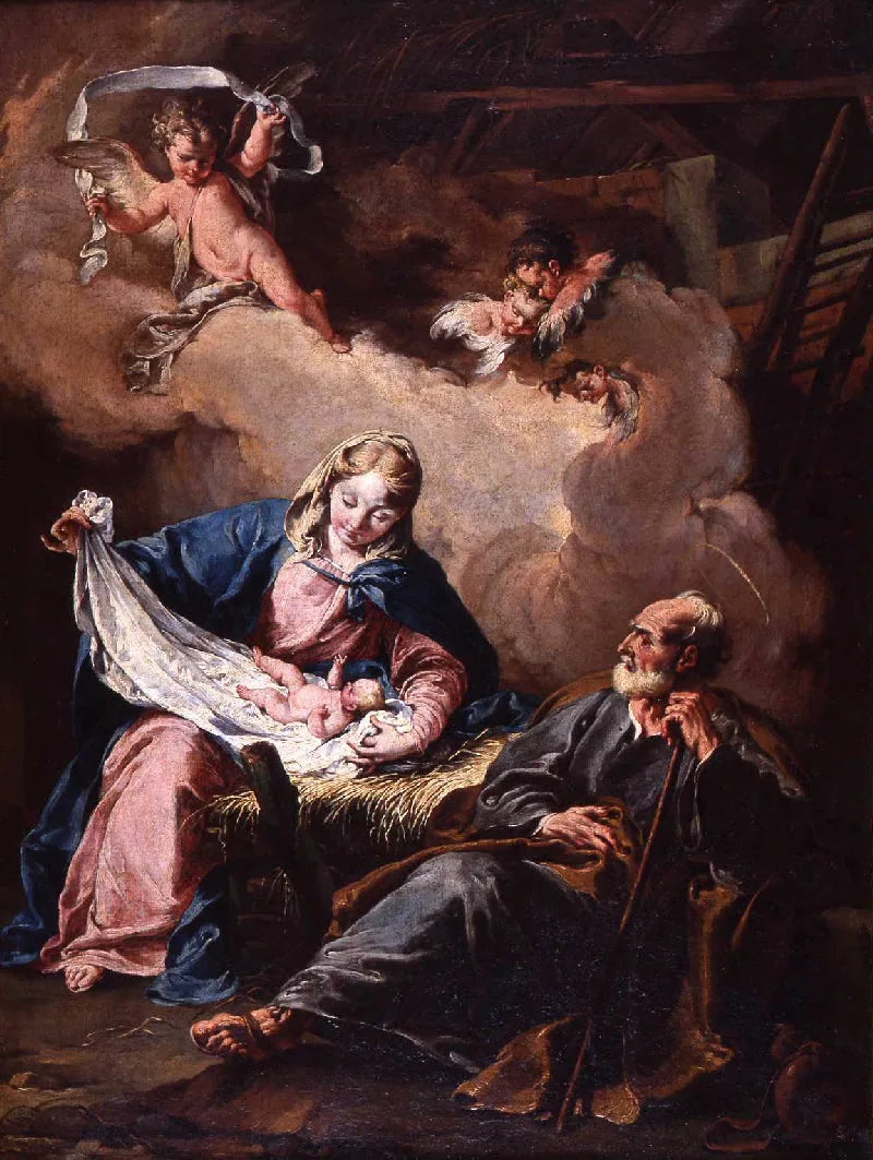 Fødsel - Giovanni Battista Pittoni