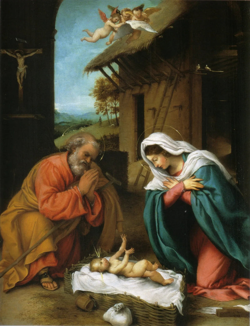 Julefødslen - Lorenzo Lotto