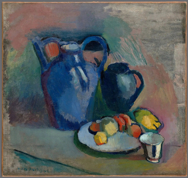 Stilleben med den blå krukke - Henri Matisse
