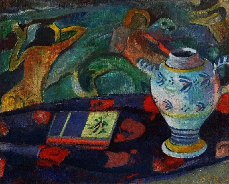 Stilleben med krukken fra Quimper - Paul Gauguin