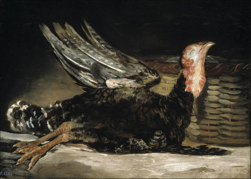 Stilleben med kalkun - Francisco de Goya