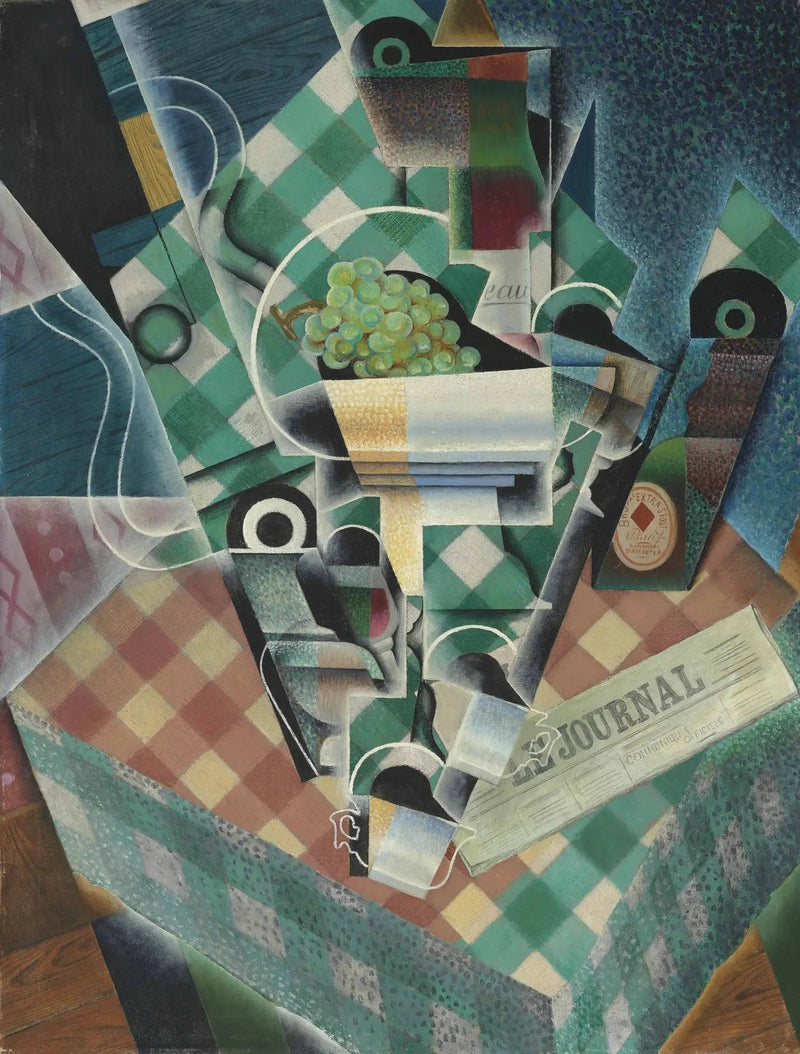 Naturtro til det ternede bord - Juan Gris