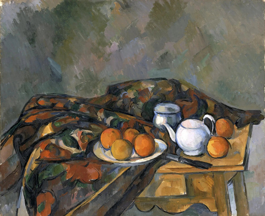 Stilleben med tekande - Paul Cézanne