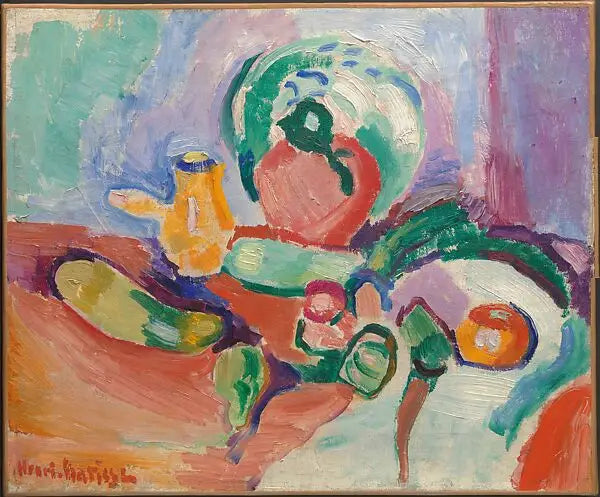 Stilleben med agurk - Henri Matisse