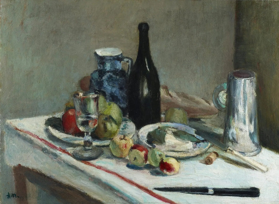Stilleben med sort kniv - Henri Matisse