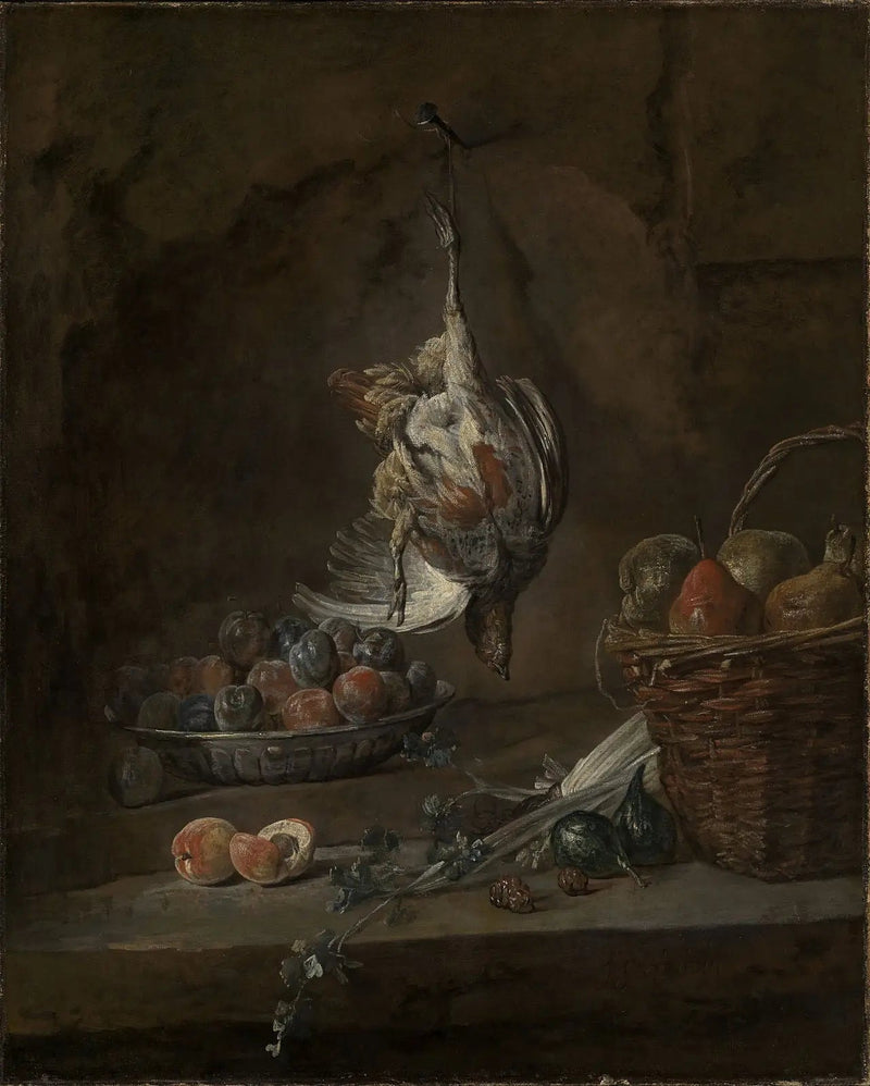 Naturtro på død fasan - Jean Siméon Chardin