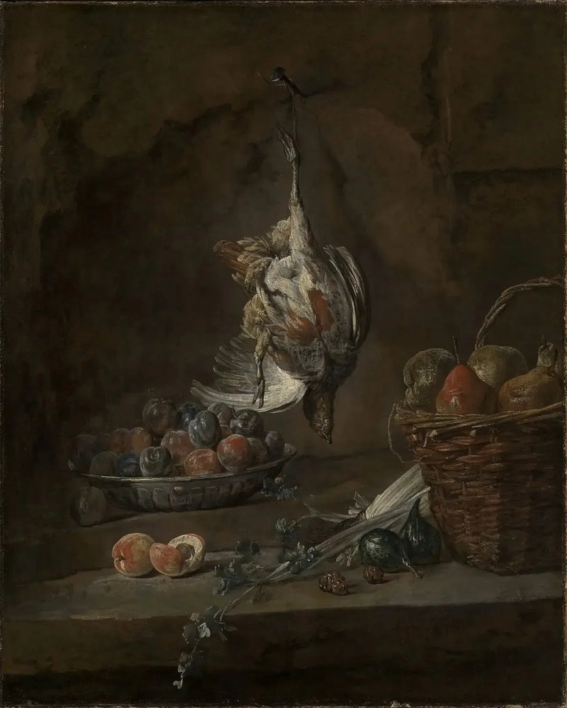 Naturtro på død fasan - Jean Siméon Chardin