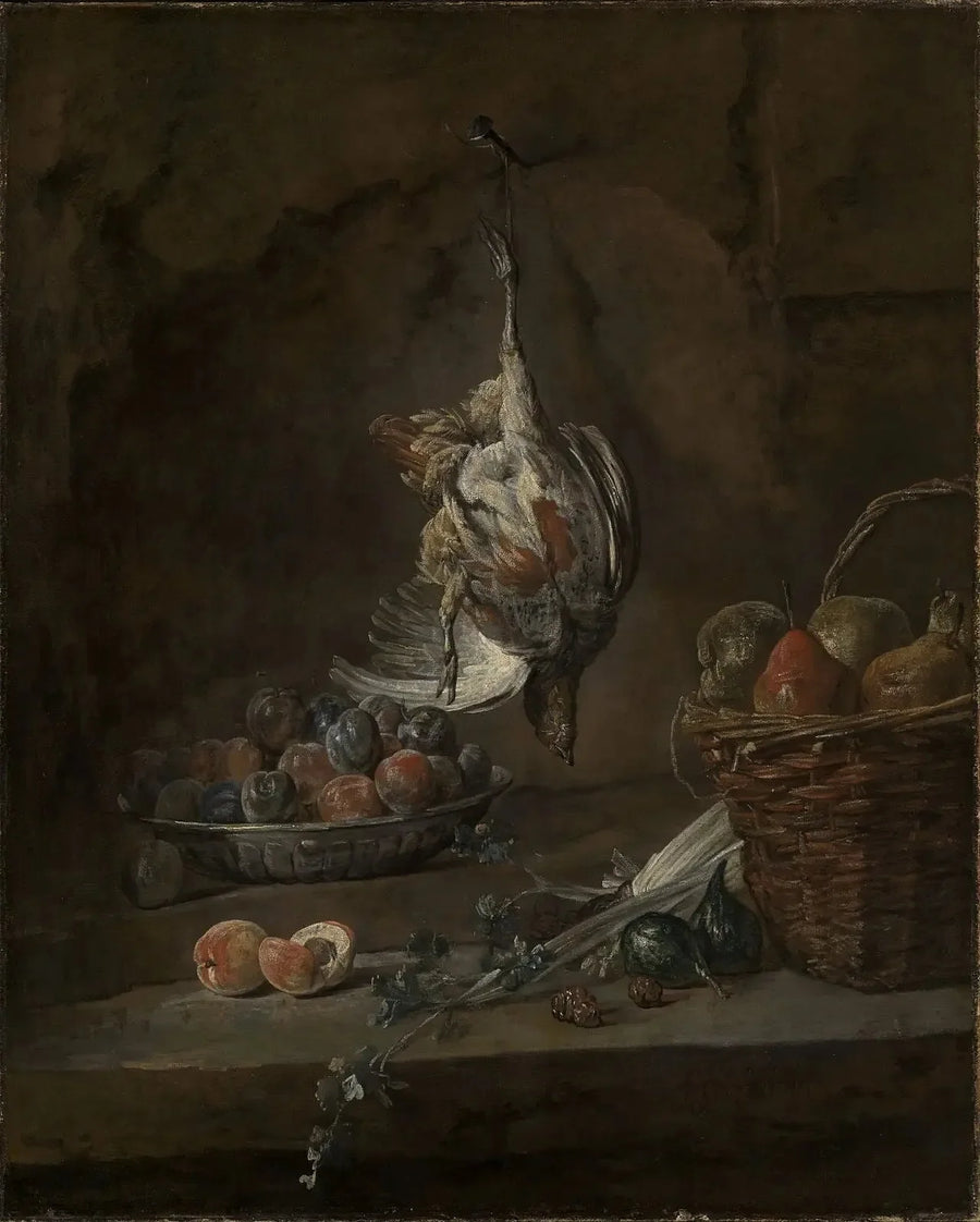 Naturtro på død fasan - Jean Siméon Chardin