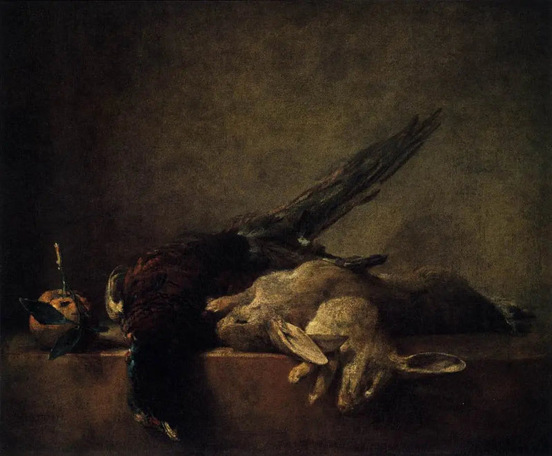 Naturtro på vildt - Jean Siméon Chardin