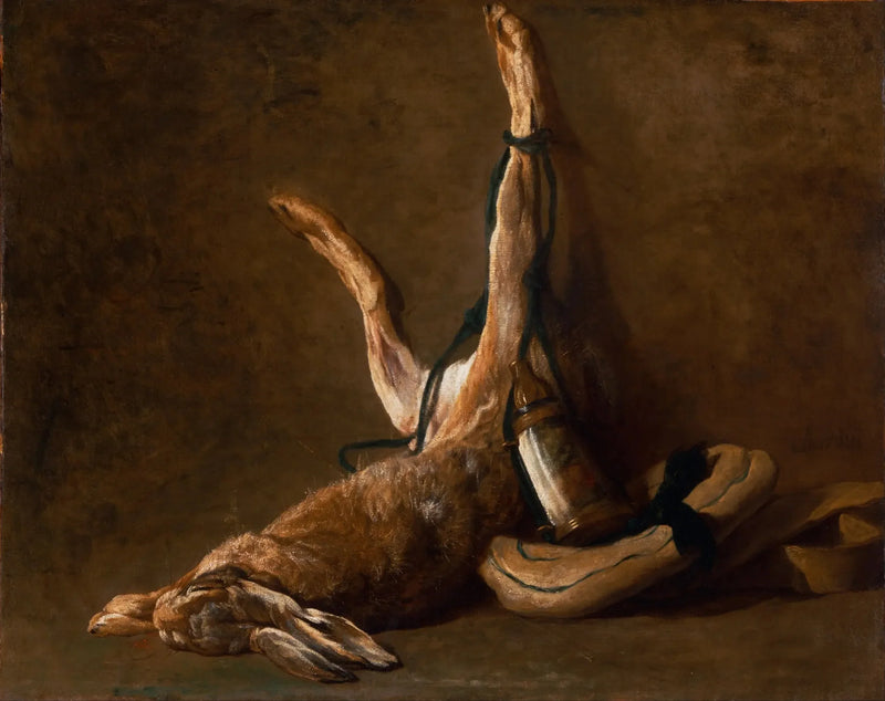Stillleben med kanin - Jean Siméon Chardin