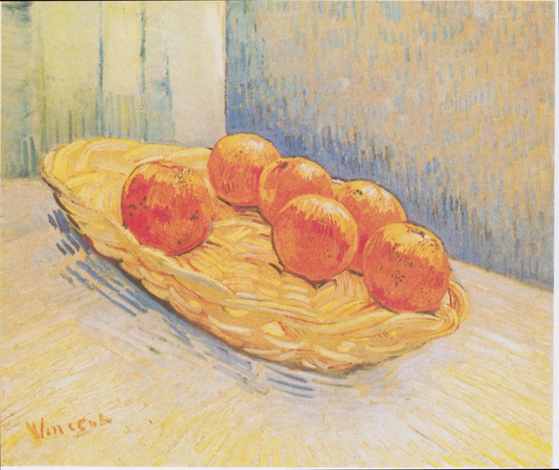 Stilleben med en kurv appelsiner - Vincent van Gogh