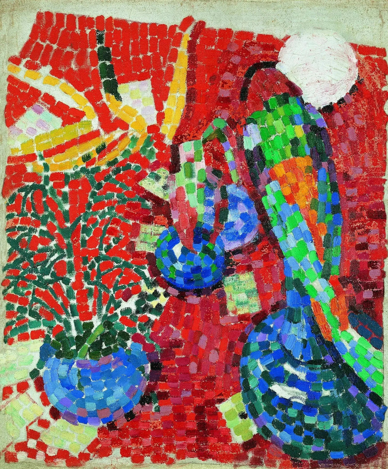 Stilleben med papegøje - Robert Delaunay
