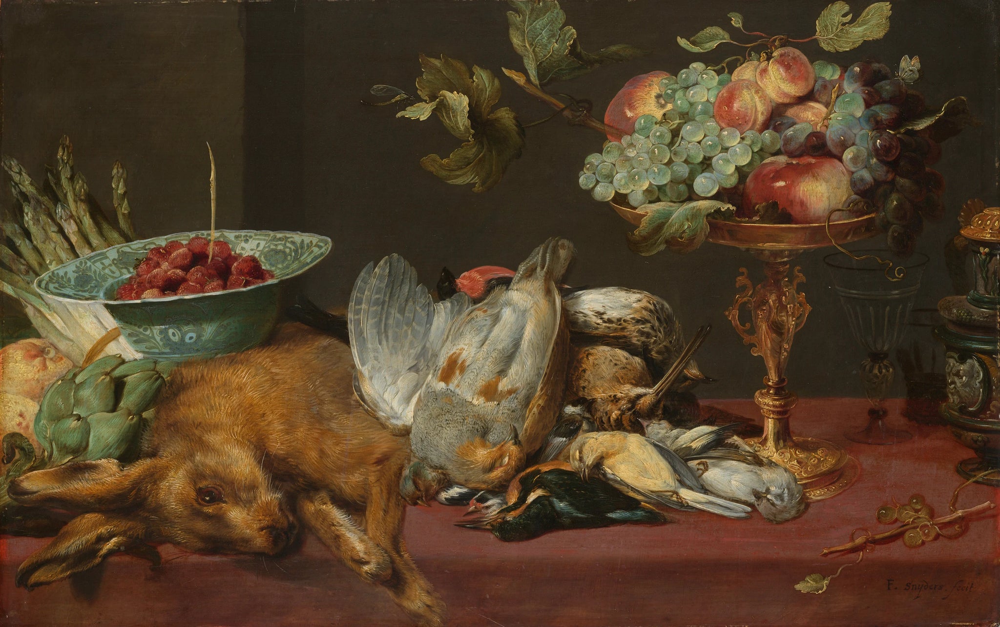 Nature morte au petit gibier mort et aux fruits - Frans Snyders