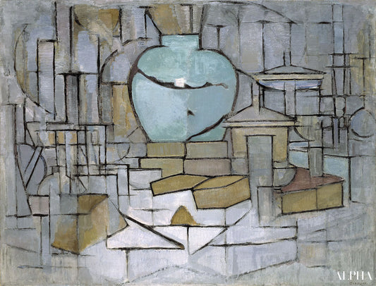 Nature morte au pot de gingembre II - Mondrian - Reproductions de tableaux et peintures haut de gamme