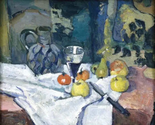 Stilleben med stentøjskrukke - Paul Cézanne