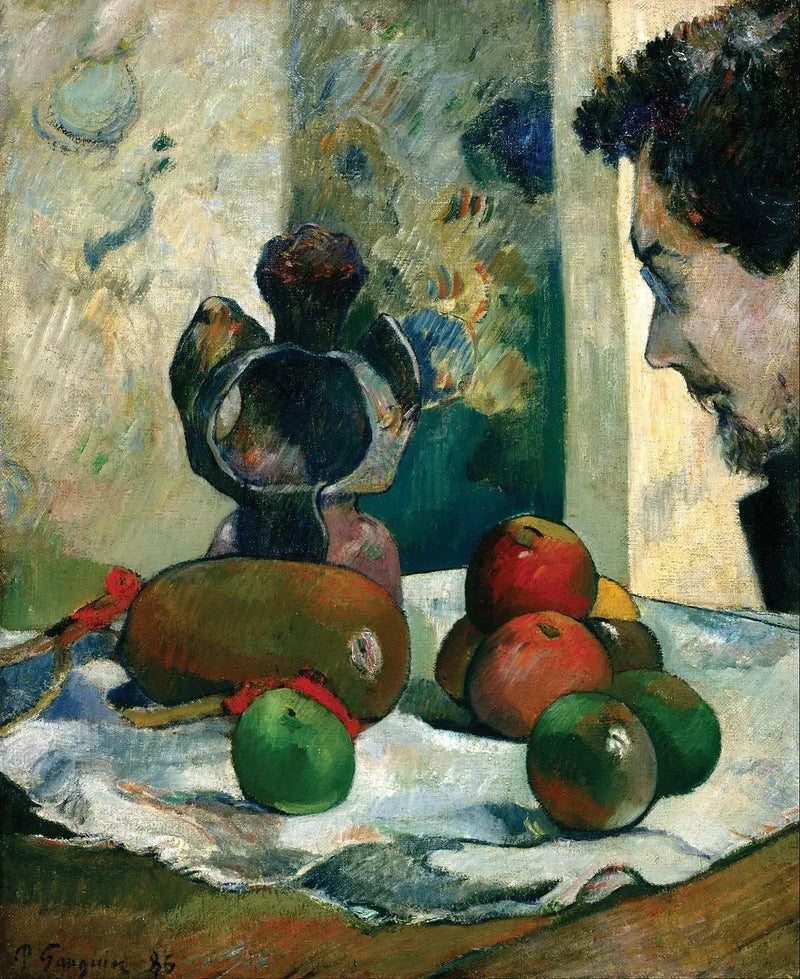 Stilleben med profil af Laval - Paul Gauguin