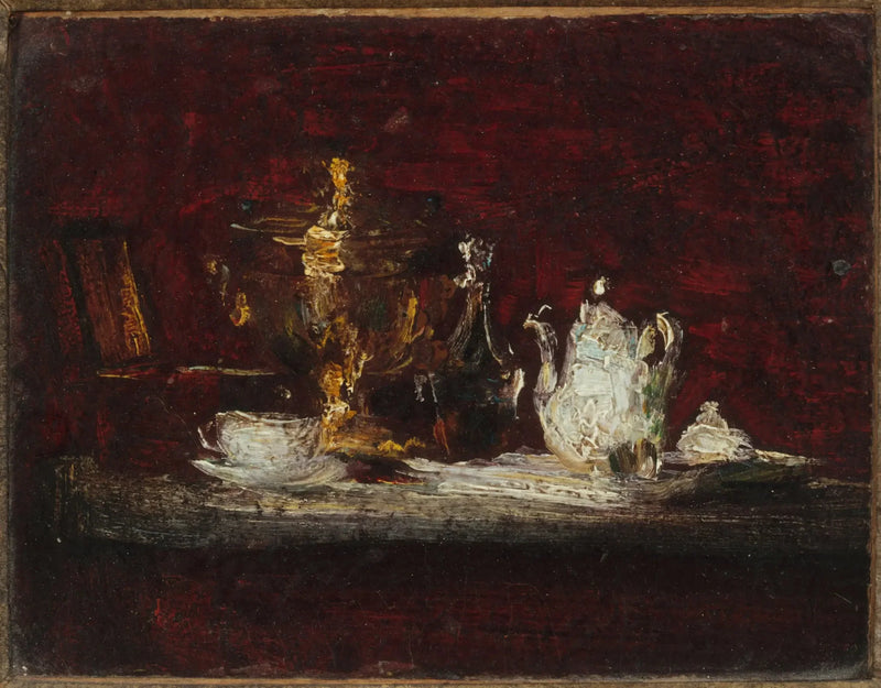 Stillleben med samovar - Henri Fantin-Latour