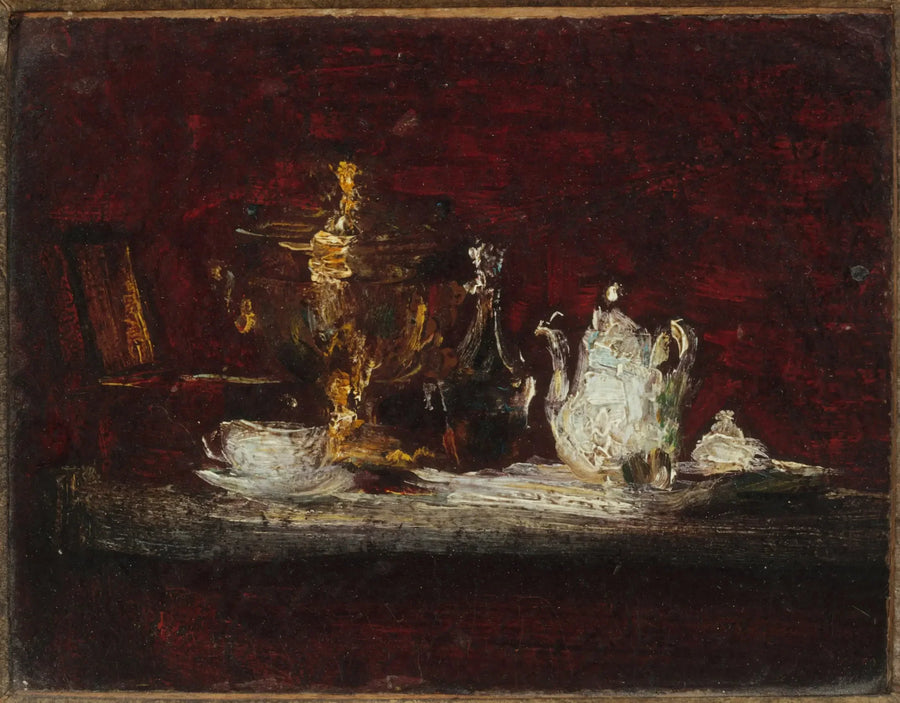 Stillleben med samovar - Henri Fantin-Latour