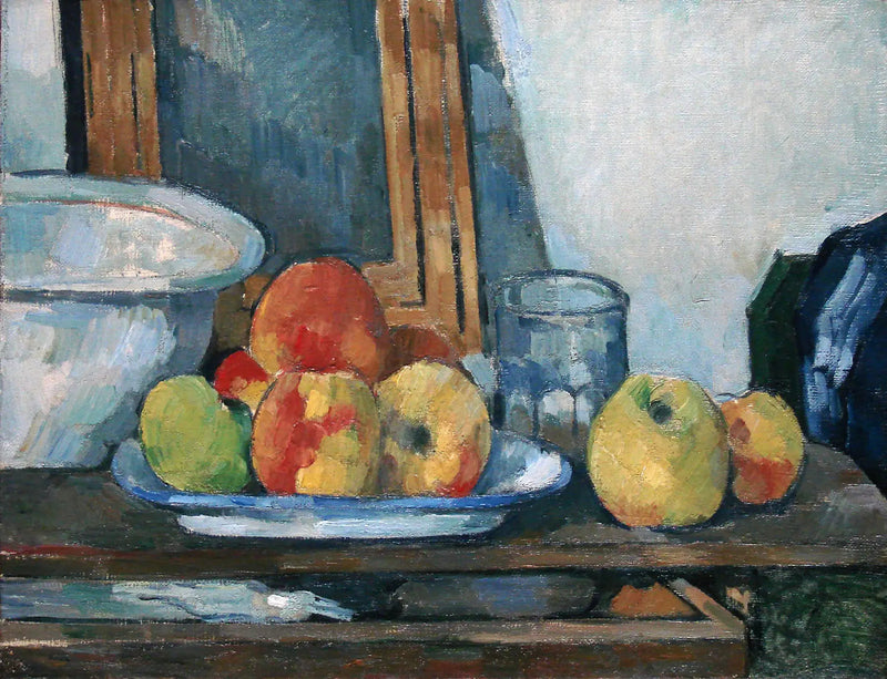 Stilleben med åben skuffe - Paul Cézanne