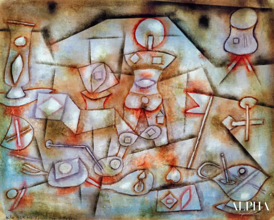 Nature morte aux accessoires - Paul Klee - Reproductions de tableaux et peintures haut de gamme