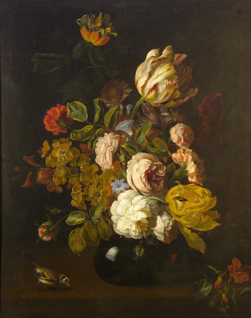 Natscene med blomster - Tobias Stranover