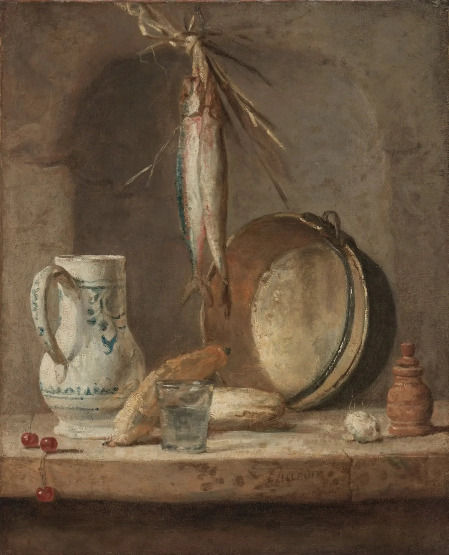 Naturtro på sild - Jean Siméon Chardin