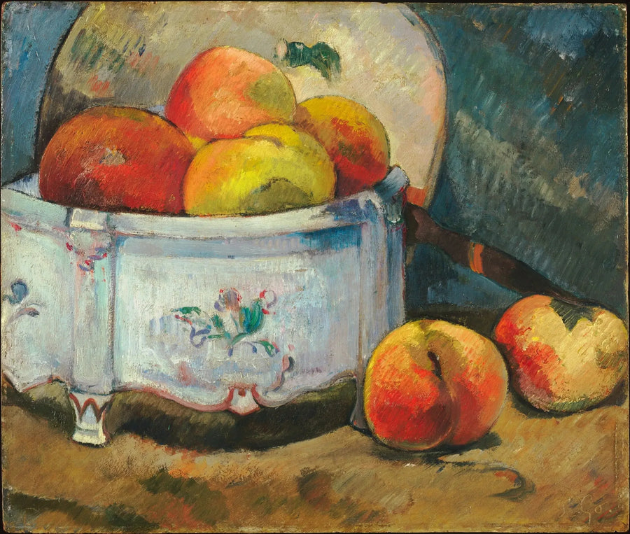 Stilleben med ferskner - Paul Gauguin